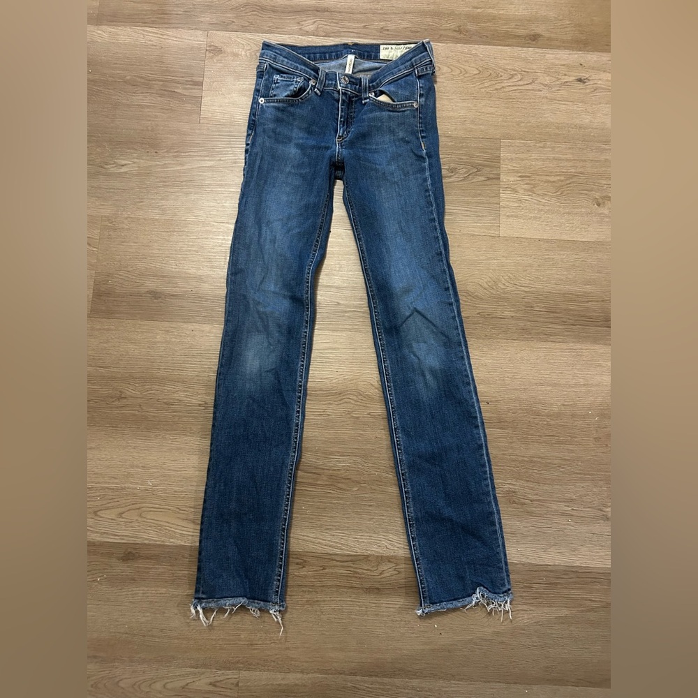 Rag & Bone Skinny Jeans Medium Wash Women’s Premium Denim 0225 B2